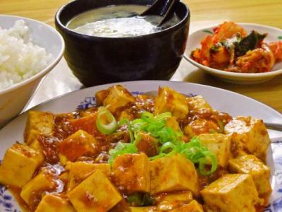 麻婆豆腐定食の写真
